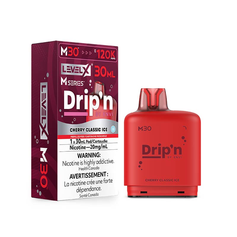 Pod Level X M30 - Drip'n - Cerise Classique Glacée (ON)