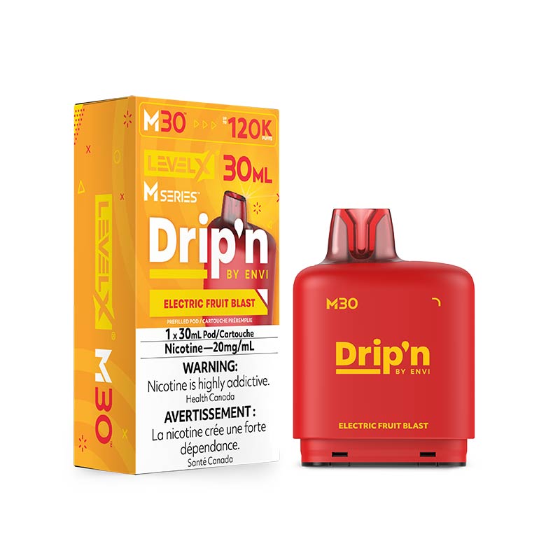 Level X M30 Pod - Drip'n - Electric Fruit Blast (ON) - Bay Vape