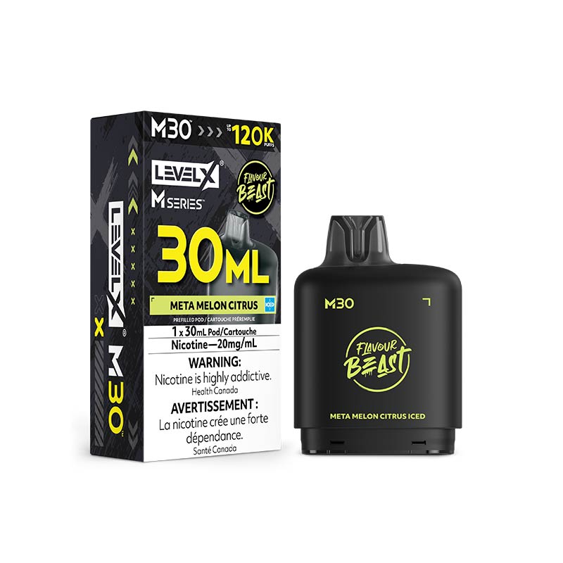Level X M30 Pod - Flavour Beast - Meta Melon Citrus Iced (MB) - Bay Vape