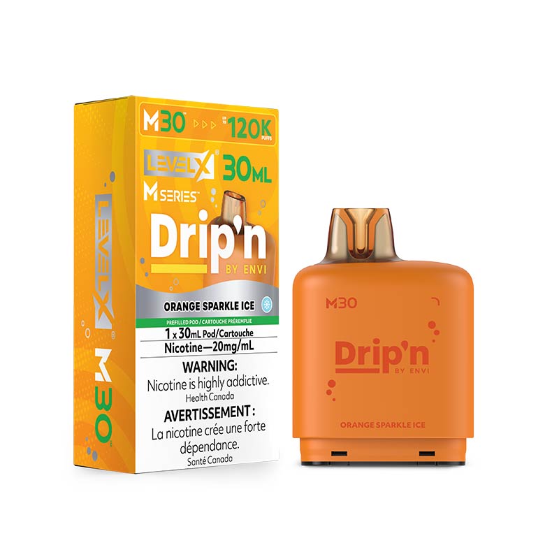 Level X M30 Pod - Drip'n - Orange Sparkle Ice (MB) - Bay Vape