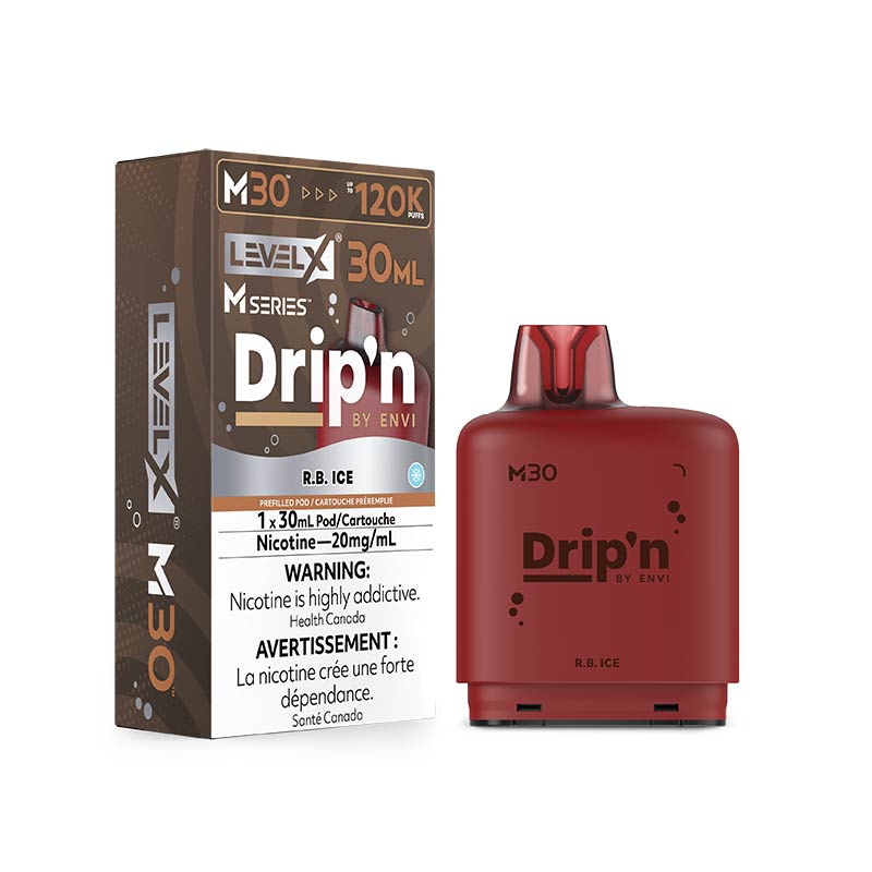 Level X M30 Pod - Drip'n - R.B. Ice (MB) - Bay Vape