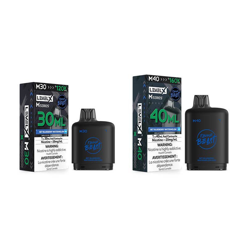 Level X M Series Pod - Flavour Beast - Bet Blueberry Watermelon Iced (ON)