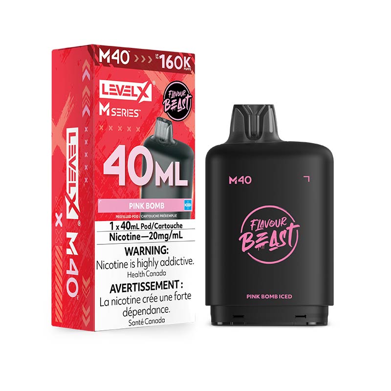 Level X M Series Pod - Flavour Beast - Pink Bomb Iced (MB)