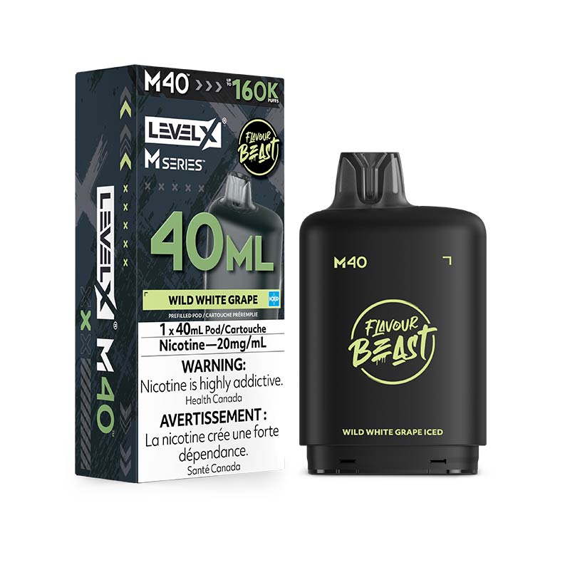Level X M Series Pod - Flavour Beast - Wild White Grape Iced (AB)