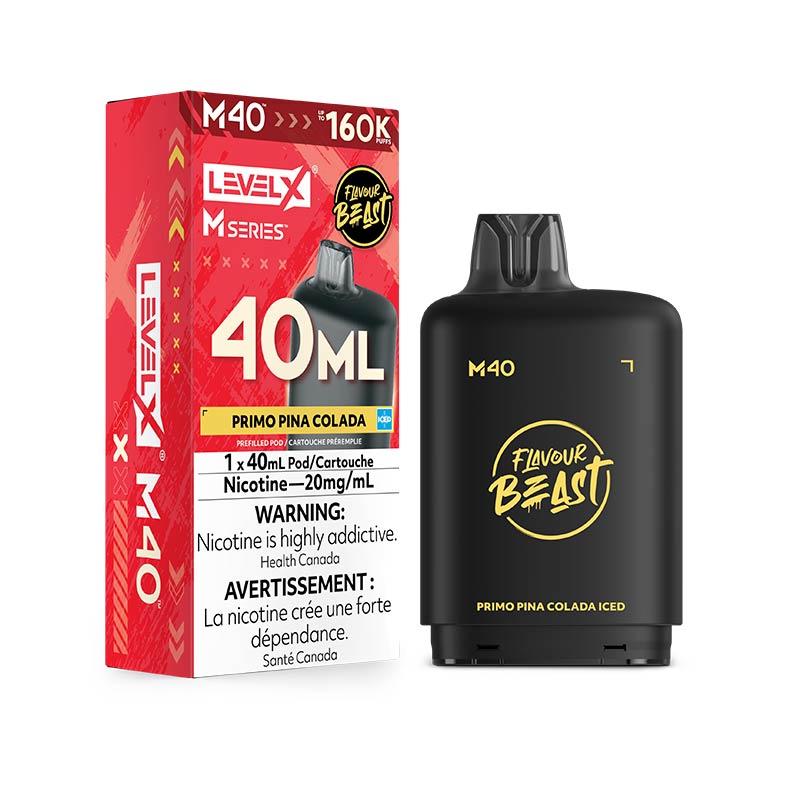 Level X M Series Pod - Flavour Beast - Primo Pina Colada Iced (ON)