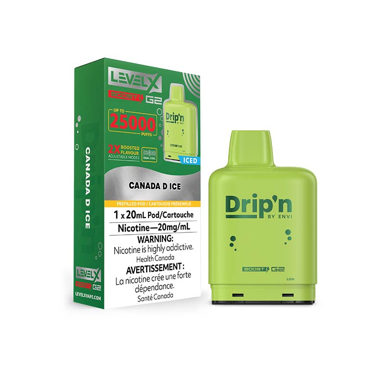 Level X Drip'n Boost G2 Pod - Canada D - Bay Vape Canada