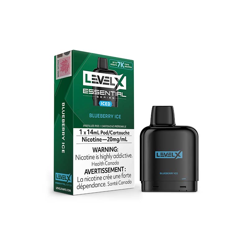 Level X Pod Essential Series - Blueberry Iced - Bay Vape Canada