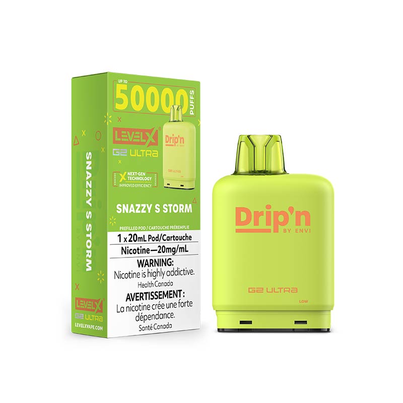 Level X Drip'n G2 Ultra Pod - Snazzy S Storm (ON) - Bay Vape