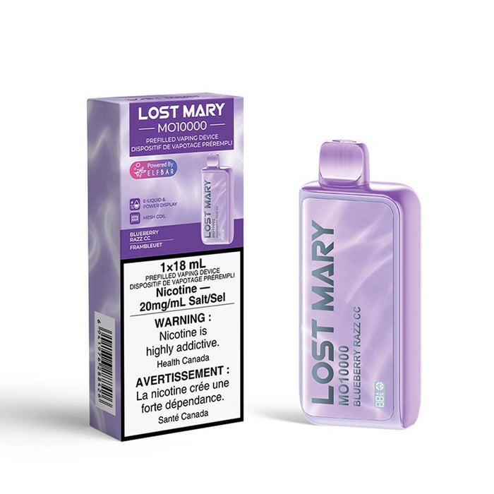 Lost Mary MO10000 Jetable - Blueberry Razz CC