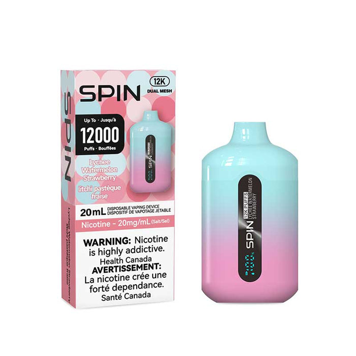 Spin 12K Disposable - Lychee Watermelon Strawberry