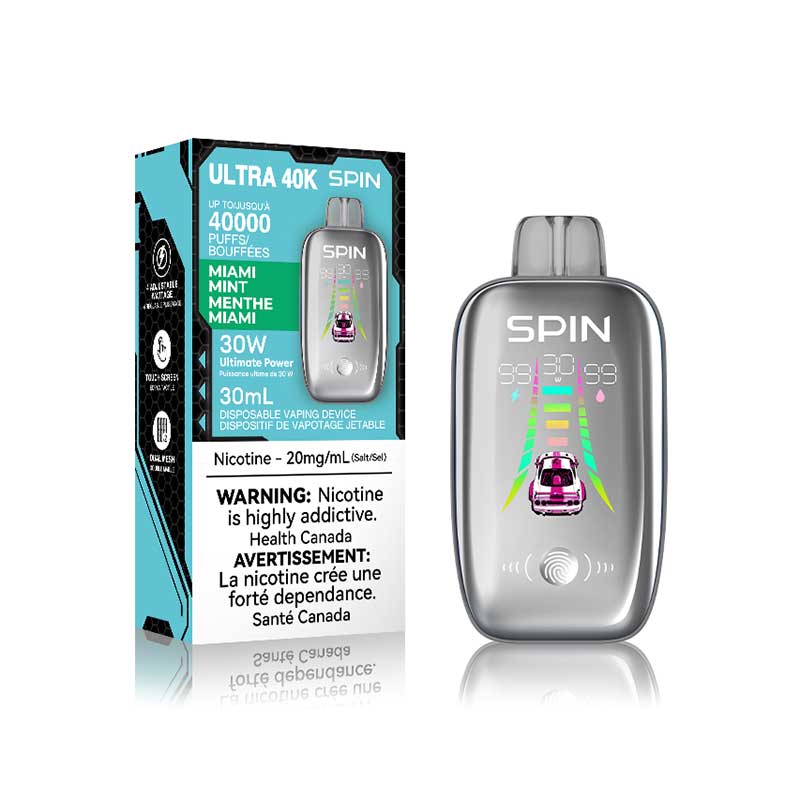 Spin Ultra 40K Disposable - Miami Mint (ON)