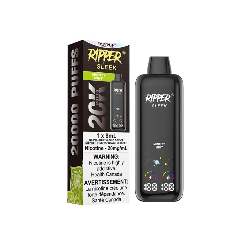 Ripper Sleek 20K Disposable - Mighty Mint (ON) - Bay Vape