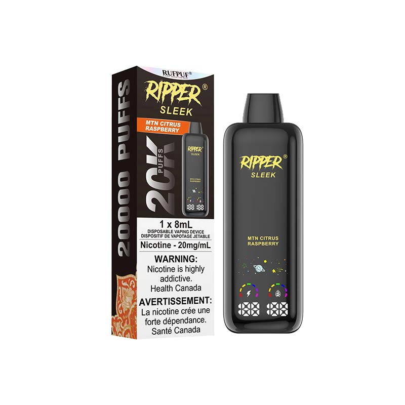 Ripper Sleek 20K Disposable - MTN Citrus Raspberry - Bay Vape
