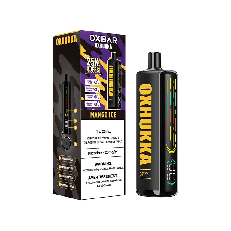 OXBAR Oxhukka 25K Disposable - Mango Ice (ON) - Bay Vape