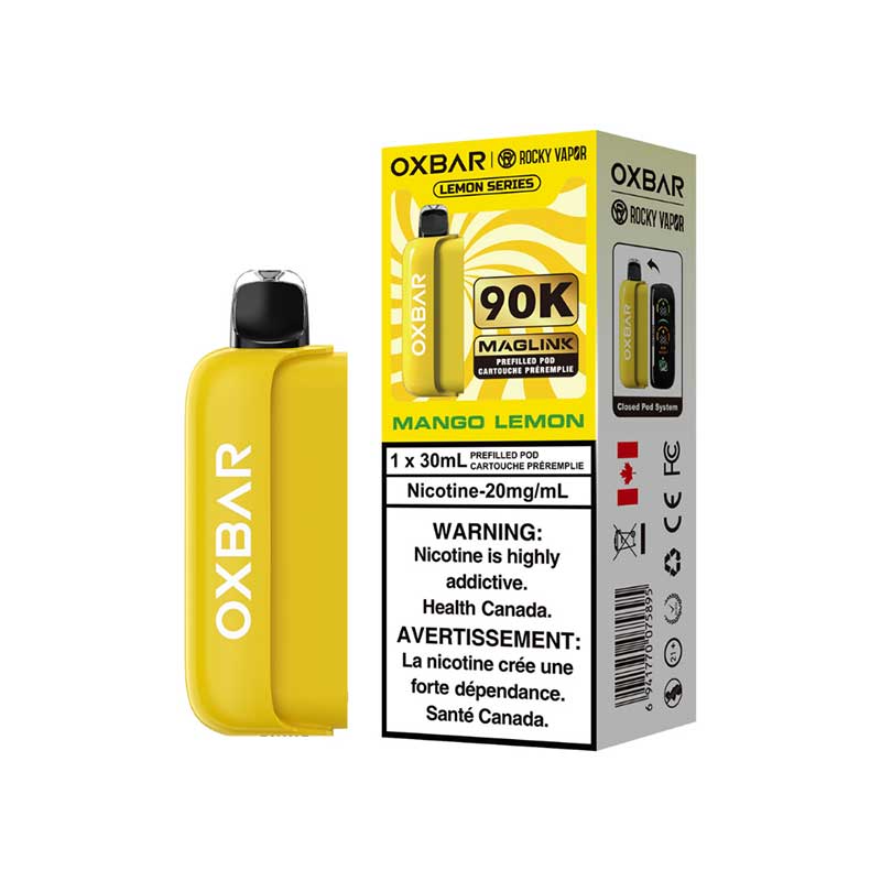 Oxbar Maglink Pre-Filled Pod - Lemon Series - Mango Lemon (ON) - Bay Vape