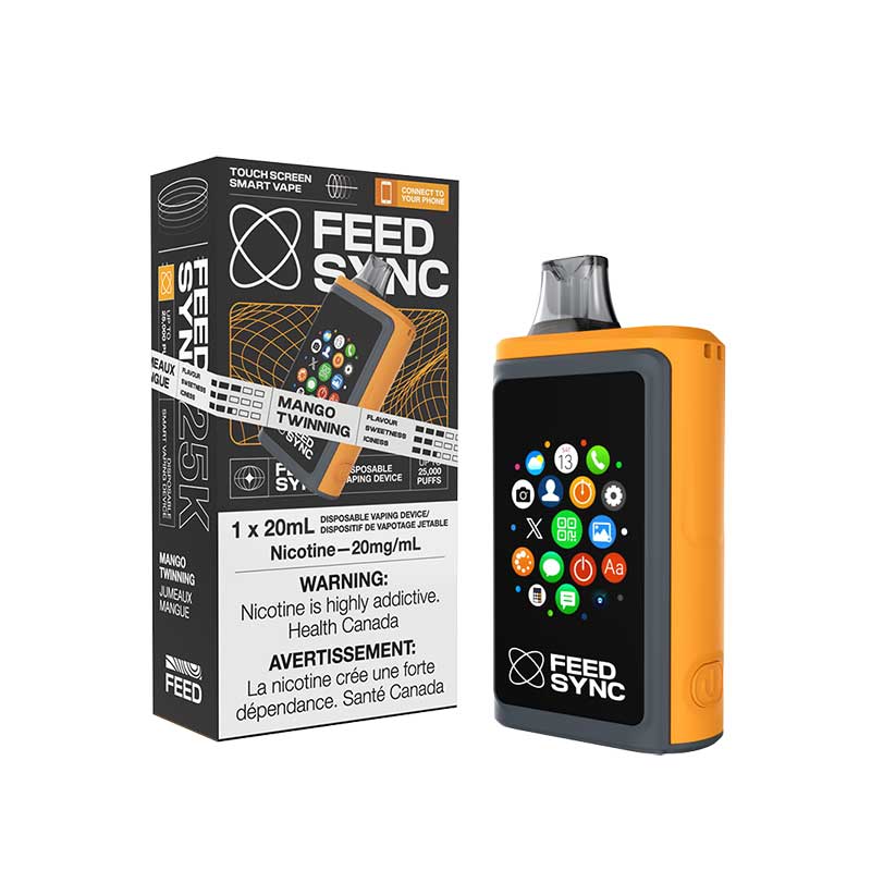 FEED Sync 25K Disposable - Mango Twinning - Bay Vape Canada