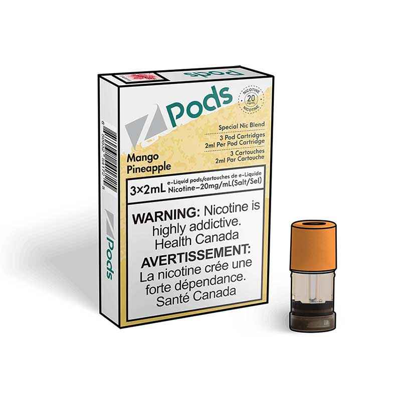 Z Pods - S Compatible - Mango Pineapple - Bay Vape Canada