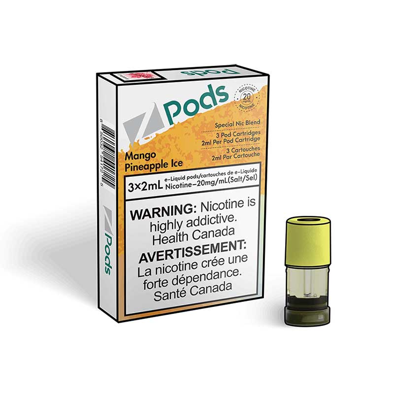 Z Pods - S Compatible - Mango Pineapple Ice - Bay Vape Canada