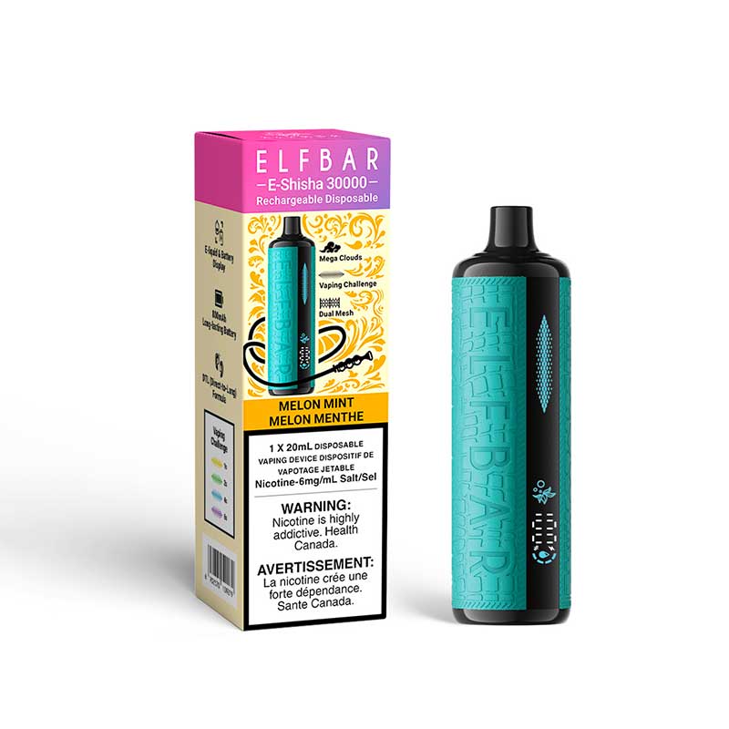 ELF Bar E-Shisha Disposable - Melon Mint (ON) - Bay Vape