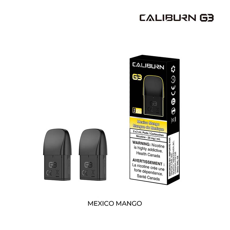 Caliburn G3 Pre-filled Pod - Mexico Mango (ON)