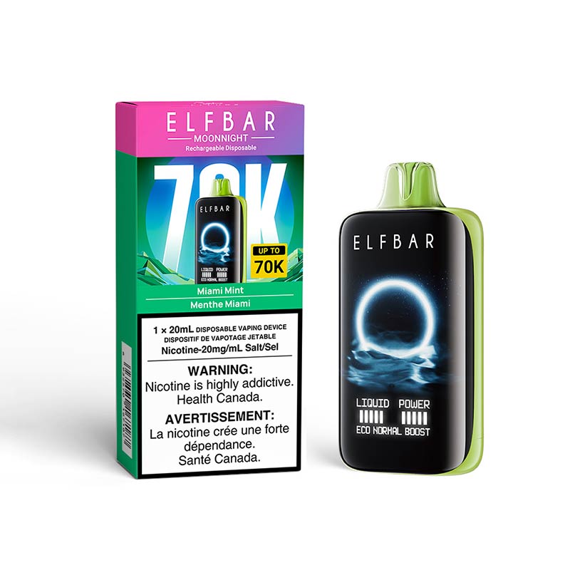 ELF Bar MoonNight 70K Disposable - Miami Mint (ON) - Bay Vape