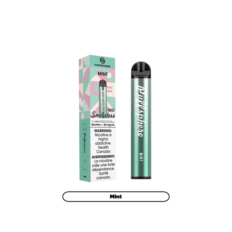 Puffsphere Smokeless - Mint (ON) - Bay Vape