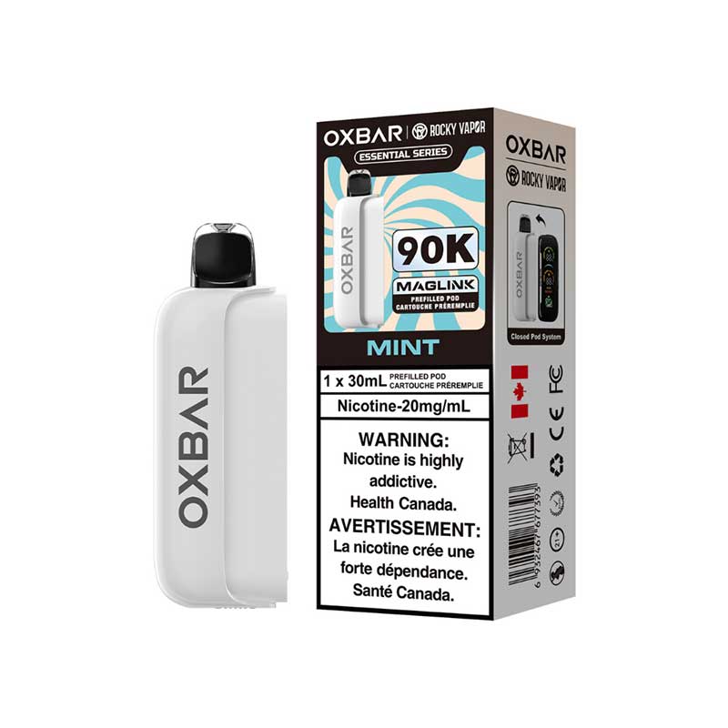 Oxbar Maglink Pre-Filled Pod - Essential Series - Mint (ON) - Bay Vape