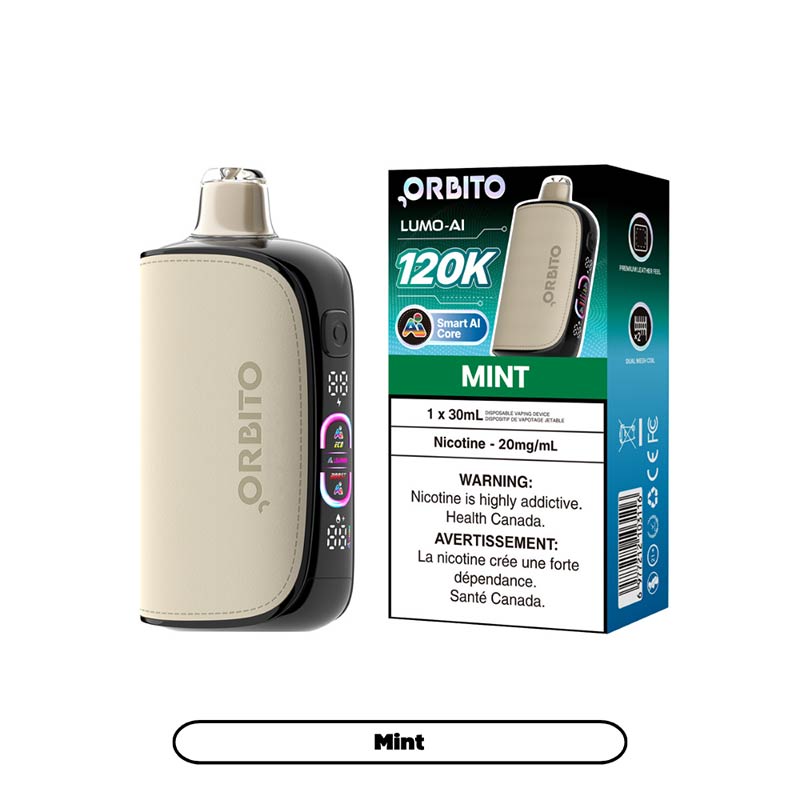 ORBITO Lumo-AI 120K Disposable - Mint - Bay Vape