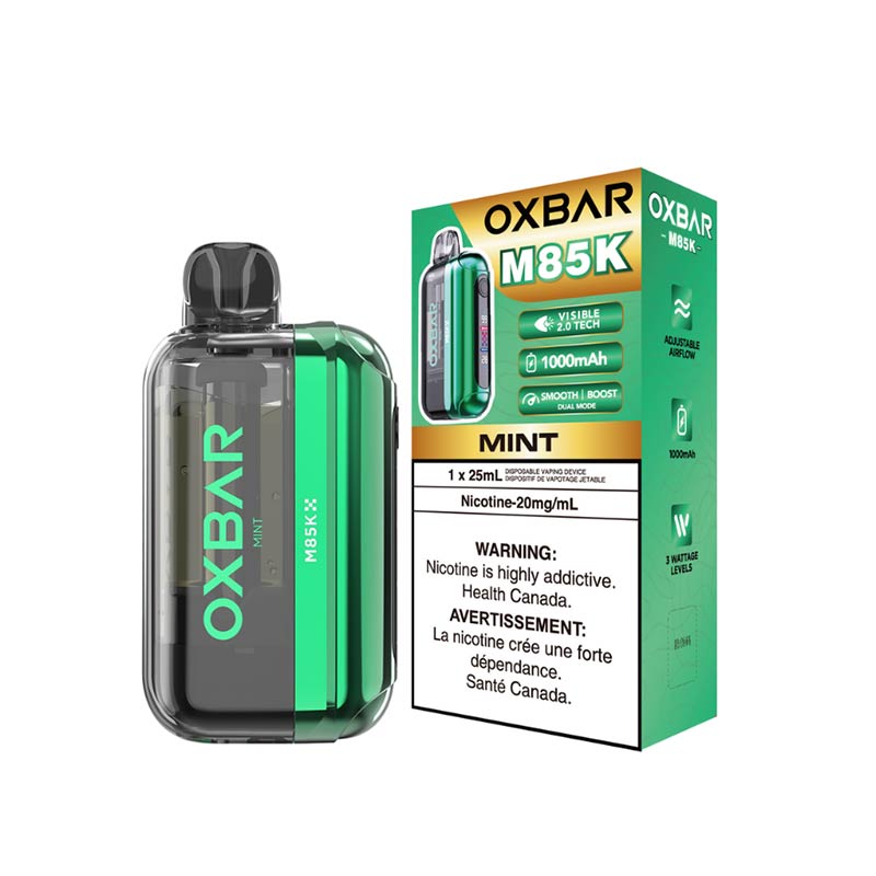 OXBAR M85K Disposable - Mint (ON) - Bay Vape