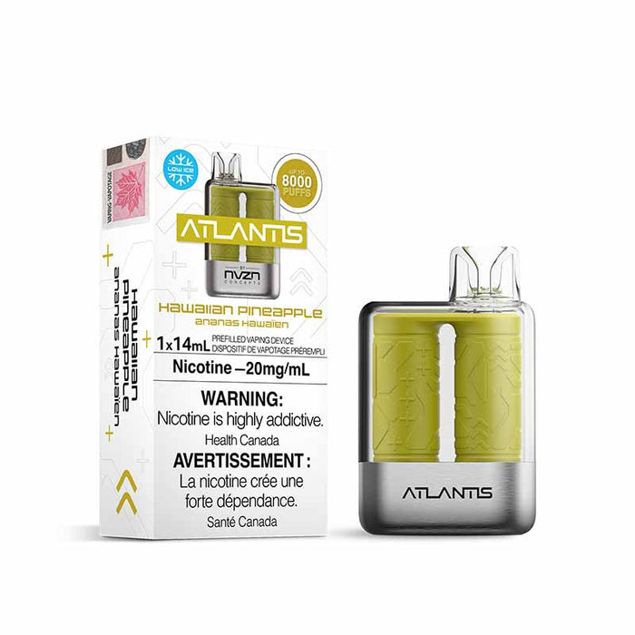 Atlantis by NVZN 8000 Jetable - Ananas hawaïen