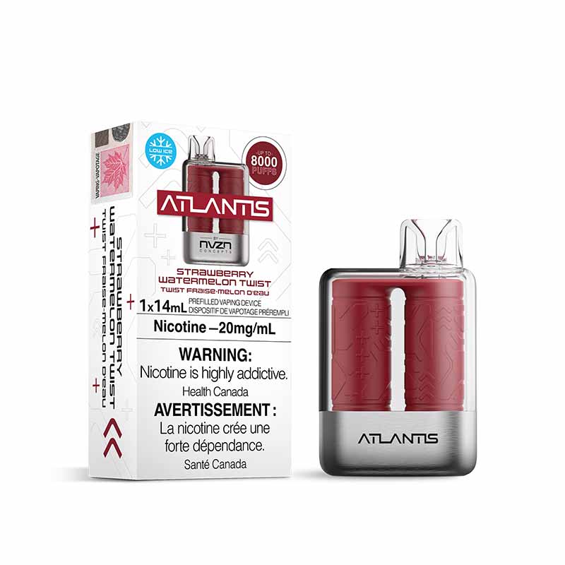 Atlantis by NVZN 8000 Jetable - Twist Fraise Pastèque