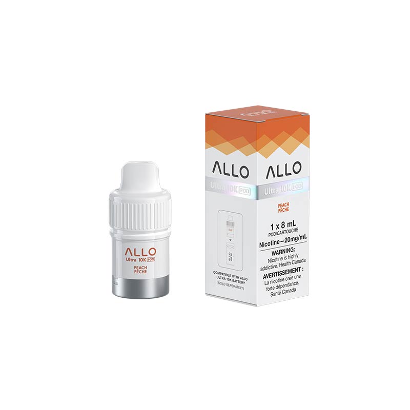 ALLO Ultra 10K Pod - Peach - Bay Vape
