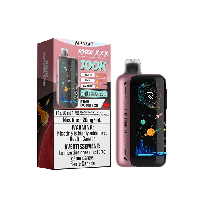 Ripper XXX 100K Disposable - Pink Bomb Ice