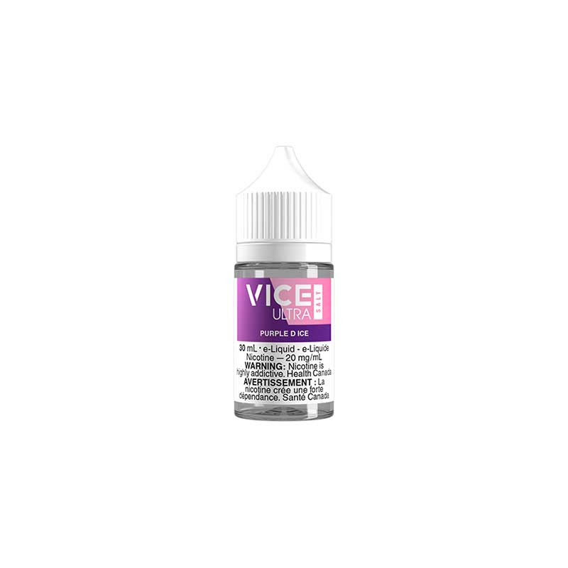Purple D Ice By Vice Ultra Salt (ON) - Bay Vape