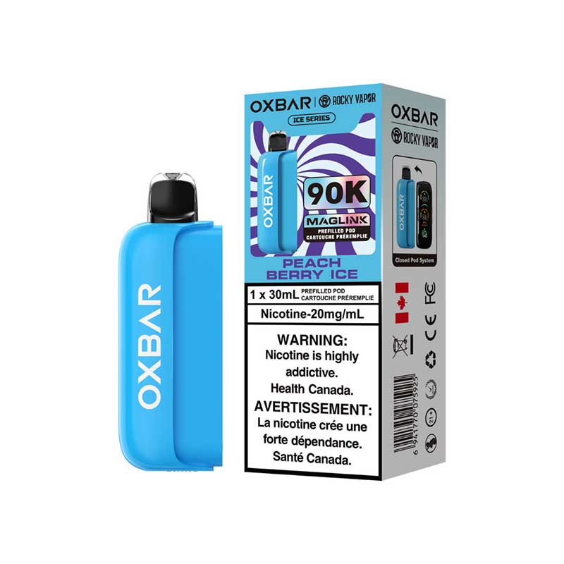 Oxbar Maglink Pre-Filled Pod - Ice Series - Peach Berry Ice (ON) - Bay Vape