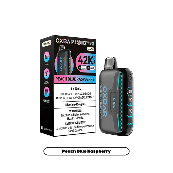 OXBAR G42K Disposable - Peach Blue Raspberry (ON)