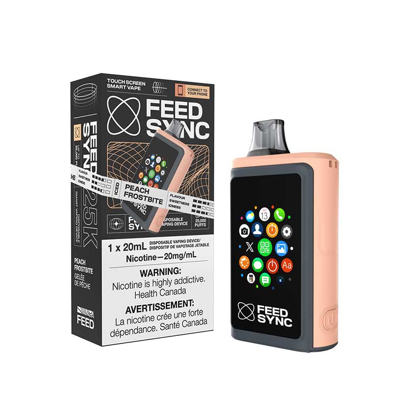 FEED Sync 25K Disposable - Peach Frostbite