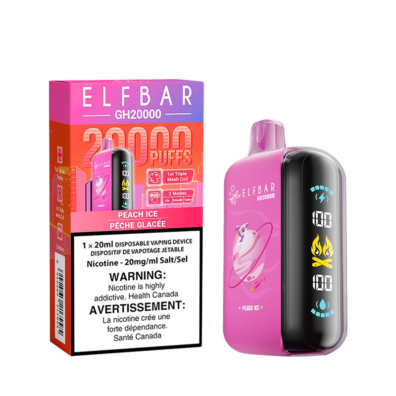 ELF Bar GH20K Disposable - Peach Ice - Bay Vape