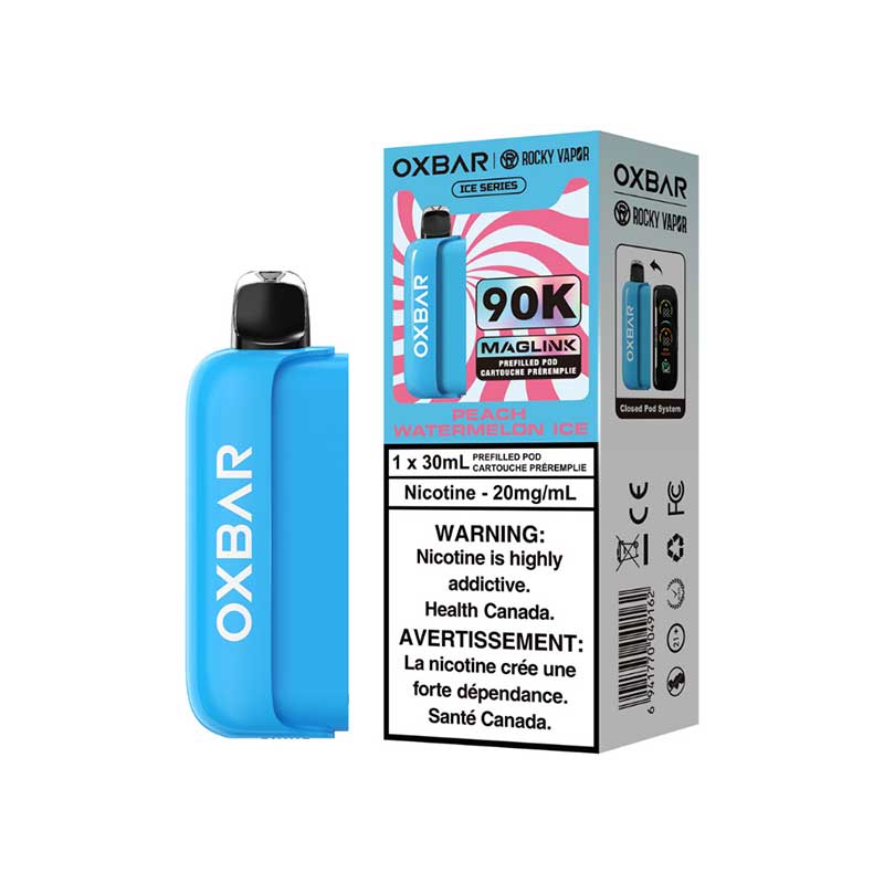 Oxbar Maglink Pre-Filled Pod - Ice Series - Peach Watermelon Ice - Bay Vape