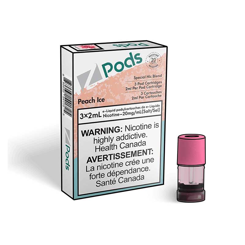 Z Pods - S Compatible - Peach Ice - Bay Vape Canada