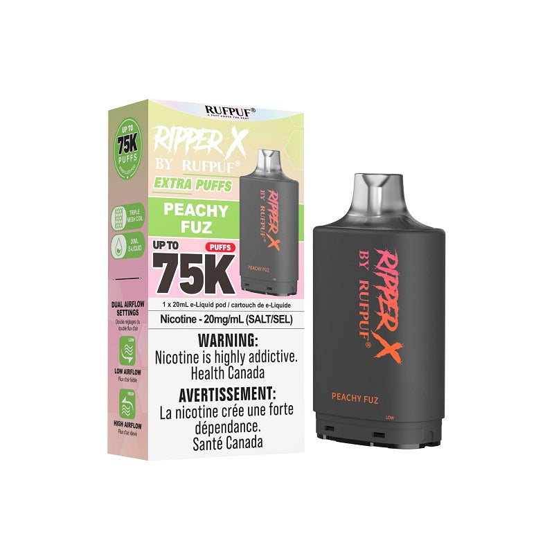 Ripper X Pod by Rufpuf 75K - Peachy Fuz (MB) - Bay Vape