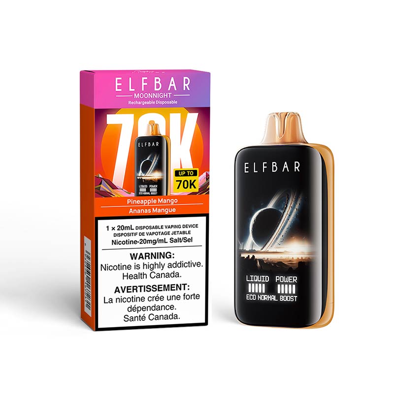 ELF Bar MoonNight 70K Disposable - Pineapple Mango (ON) - Bay Vape
