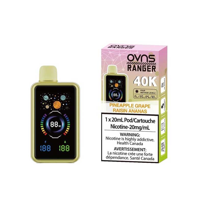 OVNS Ranger 40K Disposable - Pineapple Grape (ON) - Bay Vape