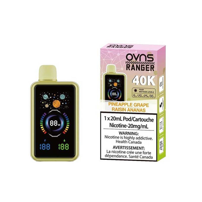 OVNS Ranger 40K Disposable - Pineapple Grape (ON)