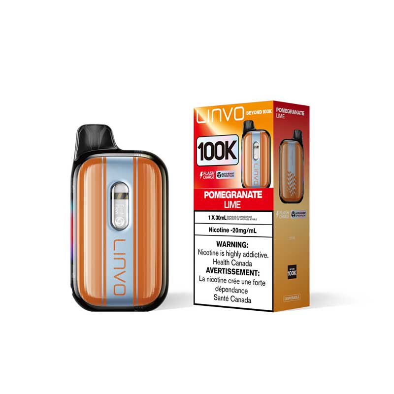 LINVO Beyond 100K Disposable - Pomegranate Lime (ON) - Bay Vape