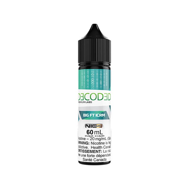 Big FT ICRM Salt Juice By Decoded - 60mL - Bay Vape Canada