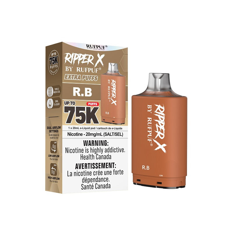 Ripper X Pod by Rufpuf 75K - R.B. (ON) - Bay Vape