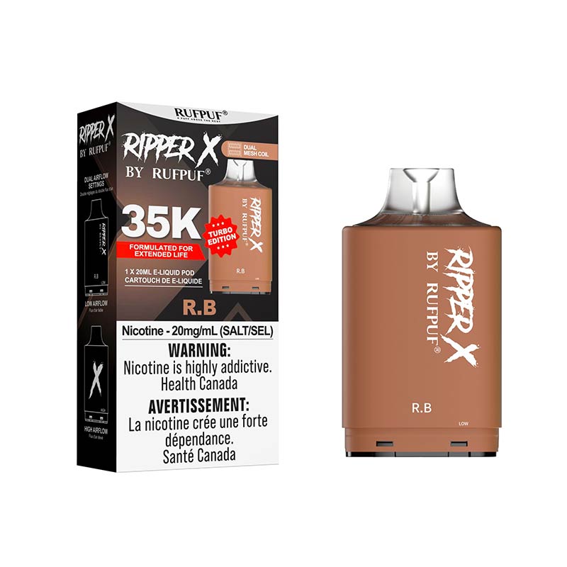 Ripper X Rufpuf Ripper X Pod 35K - Classico Cherry Ice | Bay Vape