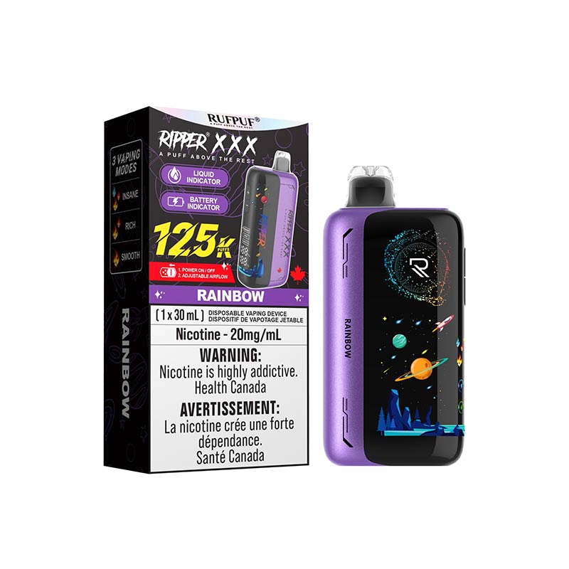 Ripper XXX 125K Disposable - Rainbow - Bay Vape