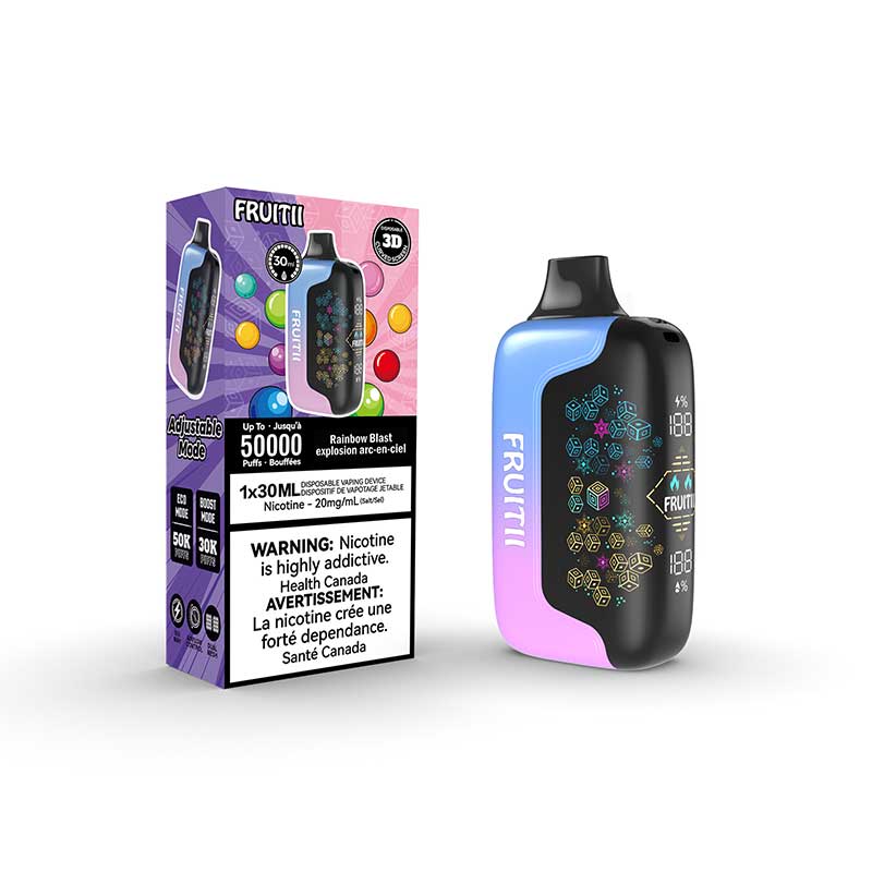 Fruitii 50K Disposable - Rainbow Blast (ON) - Bay Vape